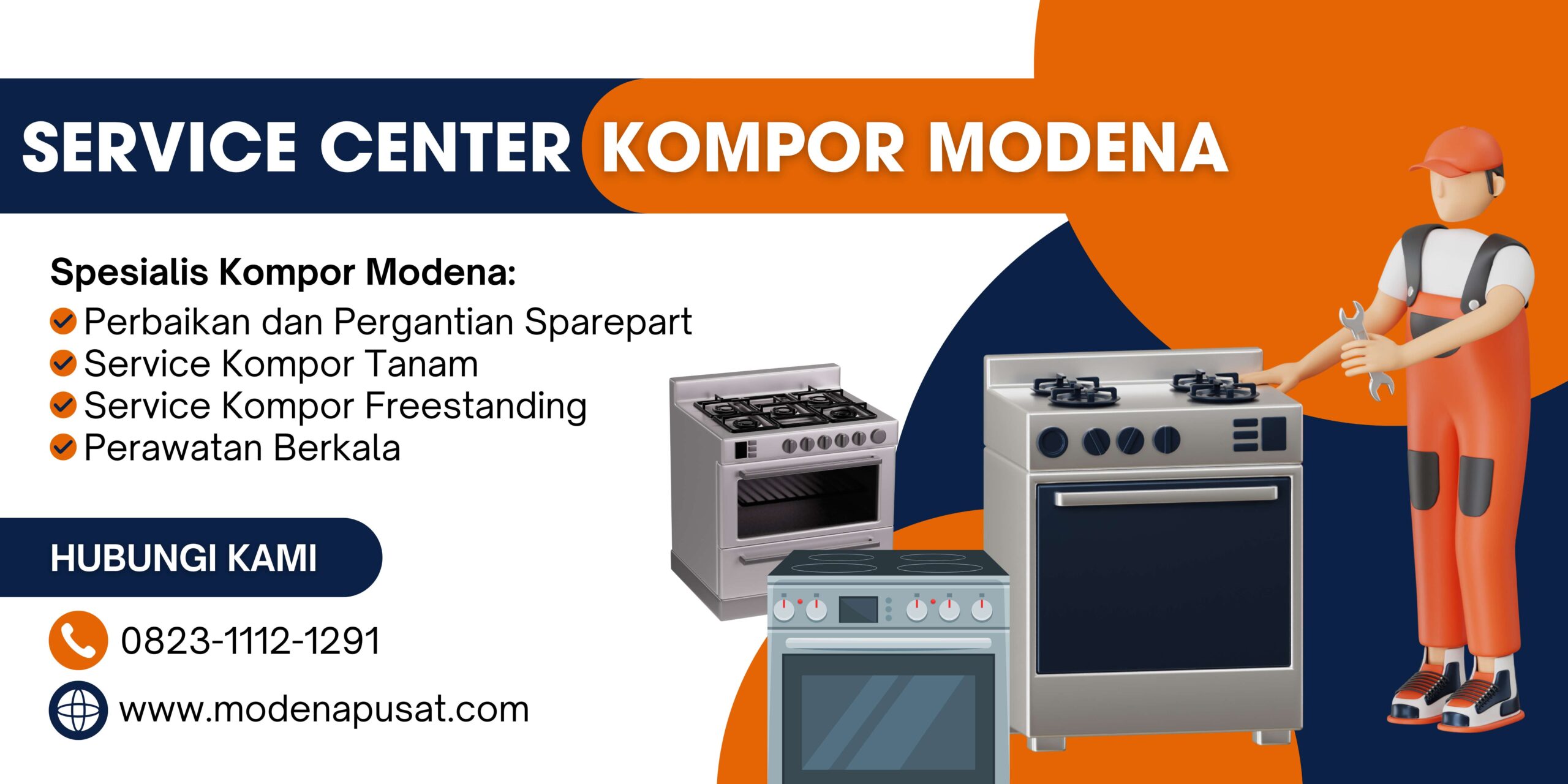 service kompor modena
